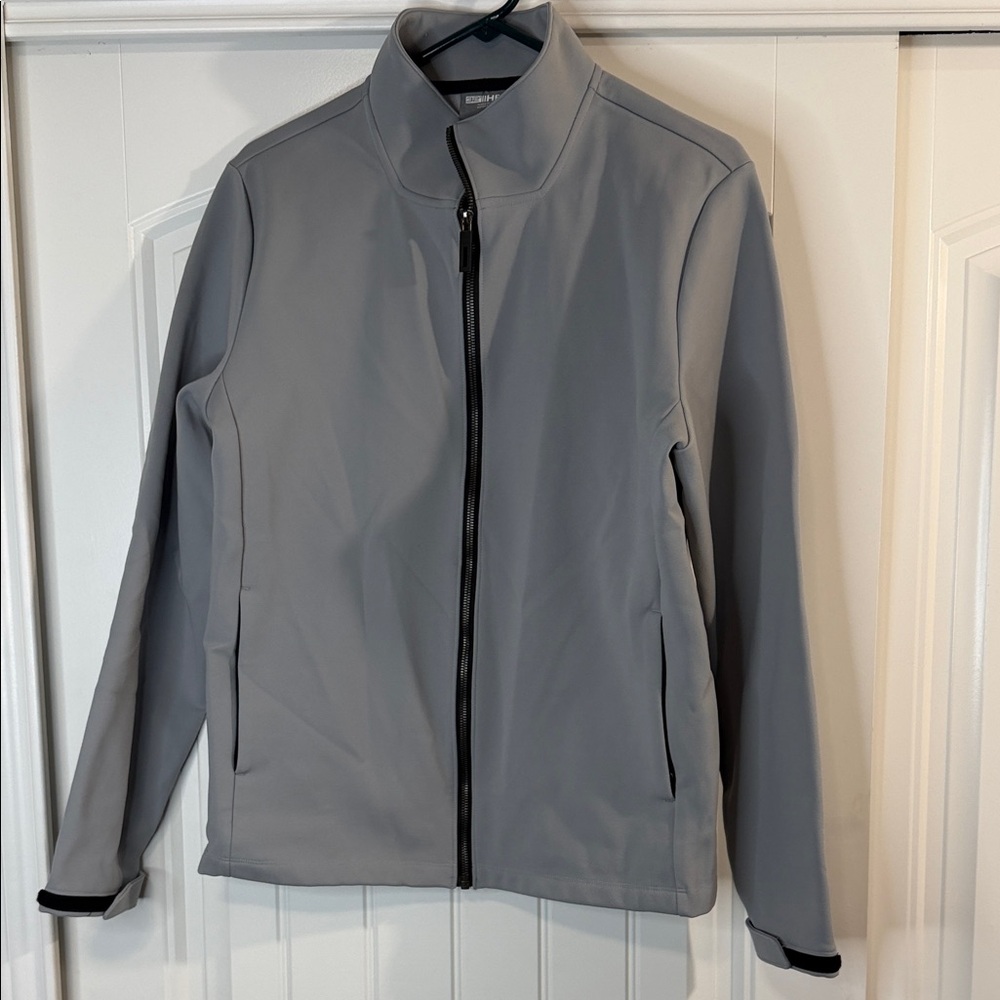 32 Degrees Men's Light Gray Windbreaker